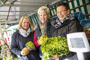 Wochenmarkt-Stand Heidi Koerth und Team